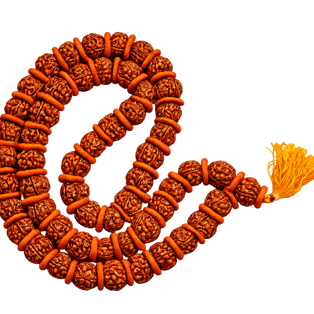5 Mukhi Rudraksha Katha Mala 32 + 1 primary product image